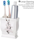 Vanda Cherry Blossom 4 Piece Resin Bathroom Accessories Set - Image 3