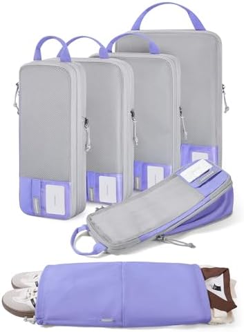 BAGSMART Compression Packing Cubes for Travel Essentials by BAGSMART