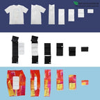 PLIIO 10-Pack Medium Filers, Foldable Clothes Organizer - Durable Tshirt Folder - Shirt Folding Organizer for Wardrobe Drawer - Image 2