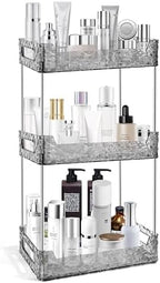 3-Tier Bathroom Counter Organizer Countertop Storage-Grey by TENDER+EPOCH