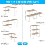 Golener Kitchen Counter Organizer, Countertop Shelf, Adjustable, Stackable - Image 6