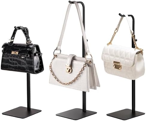pickpiff 3-Pack Adjustable Purse Display Stands, Black by pickpiff