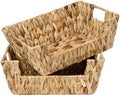 StorageWorks Pantry Baskets for Organizing, Storage Baskets, Water Hyacinth by StorageWorks