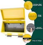 2 Pcs Stainless Steel Pencil Dispenser Pen Holder Back to School Dull Pencil Bucket with 4 sheet Stickers Metal Bucket with Handle for Bulk Pencils Storage Teachers Classroom Supplies - Image 5