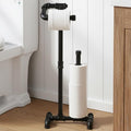 KES Rustic Toilet Paper Holder with Reserve, Farmhouse Toilet Roll Holder by KES
