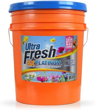 Ultra Fresh 6X Platinum Laundry Detergent with Spring Fresh Fabric Softener by UltraFresh