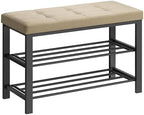 SONGMICS Shoe Bench, Storage Bench, Entryway Bench with Cushion by SONGMICSbySONGMICSHOME