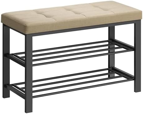 SONGMICS Shoe Bench, Storage Bench, Entryway Bench with Cushion by SONGMICSbySONGMICSHOME