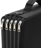 600-Slot Colored Pencil Case, 5-Layer Zipper with Shoulder strap and Handle - Image 4