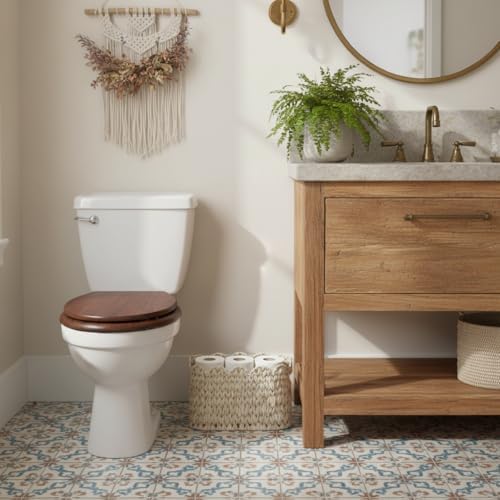 Coeusy Wicker Toilet Paper Storage Basket, Scalloped Basket for Bathroom - Image 2