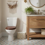 Coeusy Wicker Toilet Paper Storage Basket, Scalloped Basket for Bathroom - Image 2