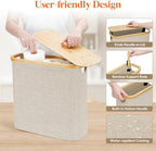 Lifewit Toilet Paper Storage Holder, Extra Large Stand Basket, 30L, Beige - Image 4