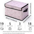 Stackable Clothes Storage Bins with Lids 3 Pack - Image 2
