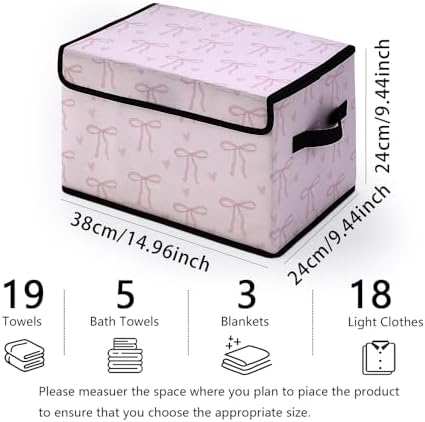 Stackable Clothes Storage Bins with Lids 3 Pack - Image 2