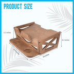 Laundry Detergent Holder,Can Hold 2 Bottles of Laundry Detergent,Holds up to 35 lbs.Wooden,Retro,Honourable (material:plywood) - Image 2