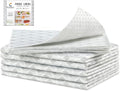 Cooyes French Door Refrigerator Liners 17.7" x 36", Absorbent Strong Grip Fridge Mats Machine Washable, Non-Adhesive Refrigerator Shelf Liner for Fridge Bins & Kitchen Cabinets by Cooyes