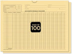 Accounts Payable Voucher Envelopes (9x12) IN – General Accounting Style with Black Ink Printing – Envelopes for Finance Documents, Invoice Organizer, & Business Record Keeping - Pack of 100 (Buff) by Unknown