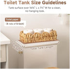 StorageWorks Small Scalloped Baskets for Decor, Wicker Toilet Paper Basket - Image 3