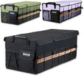 Car Trunk Organizer with Lid,Collapsible Car Storage Organizer with Multi Compartments and Securing Straps for SUV,Sedan,Jeep-Black by EarondLabProducts