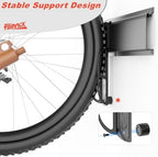 TORACK Wall-Mounted Swivel Bike Rack, Garage Vertical Bike Hangers for 3 Bikes and 3 Helmets Rotating Bike Storage Hooks Holds Up to 300 lbs - Image 5
