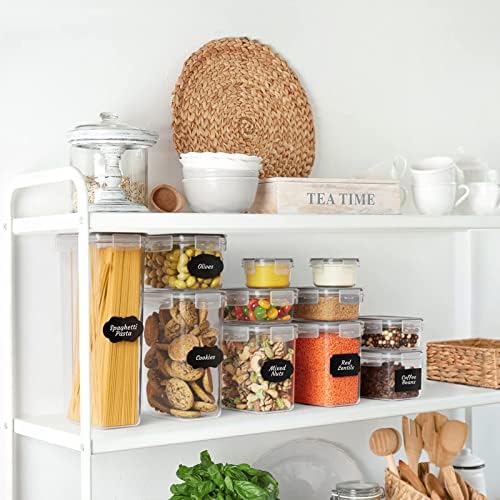 42pcs Airtight Containers, Clear Stackable Dry Food Storage - Image 6