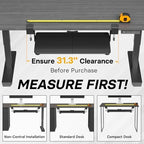 BONTEC Under Desk Keyboard Tray, Pull-Out Keyboard & Mouse Platform - Image 4