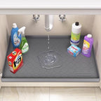 Jin&Bao Under Sink Mat 37" x 22" Waterproof Silicone Cabinet Kitchen Liner - Image 3