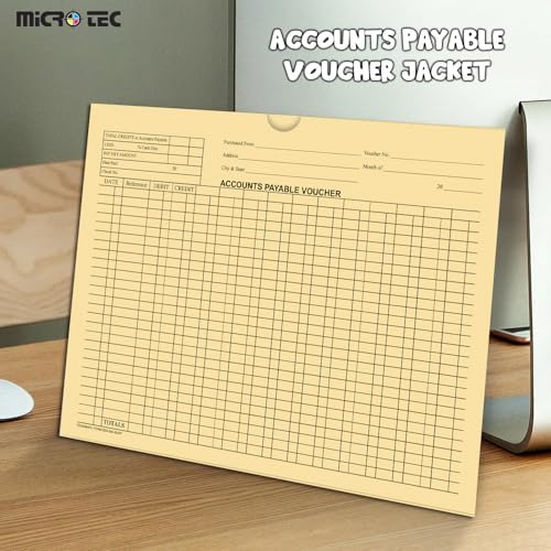 Accounts Payable Voucher Envelopes General Accounting Style, Buff 300 Pack - Image 3