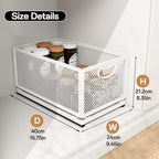 1 Pack Pull out Cabinet Organizer with Sliding Drawer,9.6"W x15.7"D x 8.4"H - Image 2