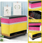 JarThenaAMCS Pencil Dispenser for Classroom Back to School Yellow Pink Pencil Holder with Lid Pen Storage Container Box for Teacher Appreciation Week Student Desk Organization Supplies - Image 3