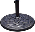 Giantex 43 lbs Patio Market Umbrella Base, 21.5" Heavy Duty Outdoor Stand by Giantex