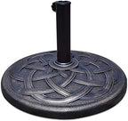 Giantex 43 lbs Patio Market Umbrella Base, 21.5" Heavy Duty Outdoor Stand by Giantex