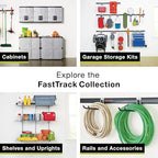 Rubbermaid Garage FastTrack Vertical Ball Rack Satin Nickel Wall Mounted Storage System Holds up to 50 pounds for Home/Garage Silver - Image 5