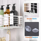 YUOROS Hanging Shower Caddy Shower Rack (White) - Image 3