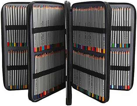 384 Slots Pencil Case, 4-Layer Organizer with Shoulder Strap - Image 4