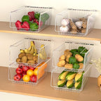 Wire Storage Baskets Stackable Organizer Basket Bins Stacking Household Wire Baskets with Handles Storage Organization for Kitchen, Pantry, Bathroom, Cabinets, Closets, Bedrooms, Set of 2 - Image 2