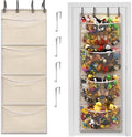 Honeyera The Original Storage for Stuffed Animals, Over Door Organizer for Stuffies, Baby Accessories, Toy Plush, Breathable Hanging Pockets Big Girls Toddler Large Bag by Honeyera
