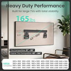 ynVISION.DESIGN Ultra Slim TV Wall Mount for 43-100" TVs, Frame, Pack of 4 - Image 2
