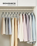 SONGMICS 20-Pack Pants Hangers, Velvet Hangers with Adjustable Clips - Image 2