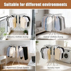 Clothes Drying Rack Four Corners, Large Capacity Portable Laundry Drying Rack, Space Saving Design for Indoor Outdoor Use, Multi-Function Clothing Rack, Towel & Blanket Drying Rack for Laundry Room - Image 6