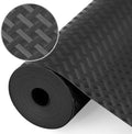 Shelf Liners, Non-Adhesive Drawer Liner, Waterproof & Oil-Proof Kitchen Cabinet Cupboard Liner Plastic EVA Material BPA Free Fridge Liner Mats Paper Protector for Shelves (Black/16in x 240in) by Origuuds