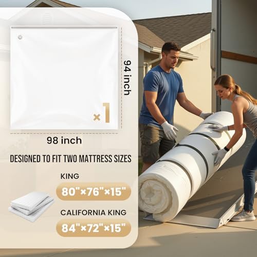TAILI Mattress Vacuum Storage Bag,Easy Moving Storage,King/California King - Image 3