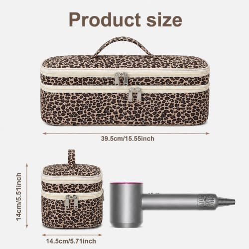 Hair Tool Travel Bag, Leopard - Image 5