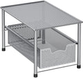 Simple Houseware Stackable Under Sink Sliding Basket Drawer, Silver by SimpleHouseware