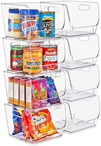 Sorbus Clear Pantry Organizer with Stackable Storage Bins, Open Front - Image 2