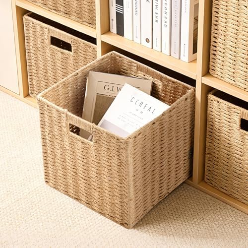 Paper Rope Storage Baskets Set (2, Natural) - Image 6