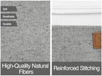 StorageWorks Fabric Storage Bins with Lids, Closet Storage Bins - Image 3