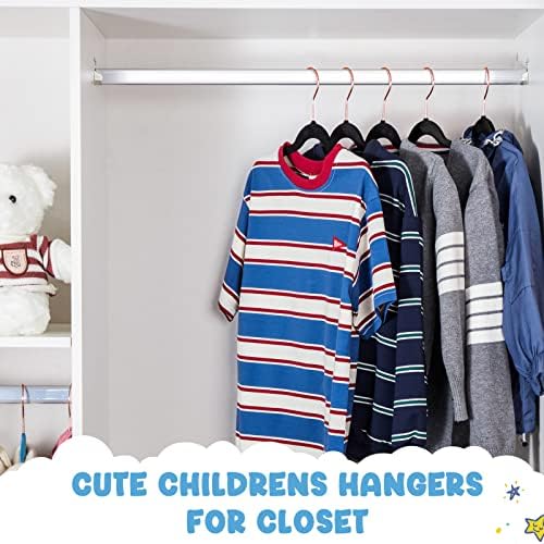 House Day Velvet Kids Hangers 60 Pack, Premium Children Hangers for Closet - Image 4