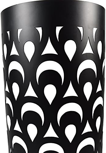 Mango Steam Tall Round Umbrella Holder 21.75 Inches Tall (Peacock Black) - Image 3