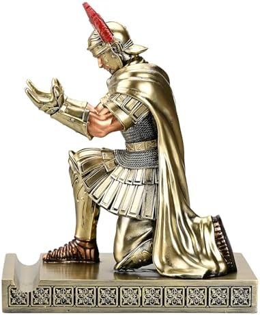 Centurion Cloak Warrior Pen Holder Phone Stand for Desktop Bronze - Image 3